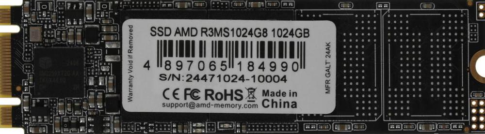 Накопитель SSD AMD SATA 1TB R3MS1024G8 Radeon M.2 2280
