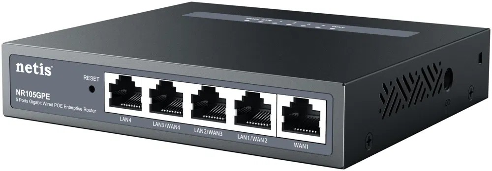 Маршрутизатор Netis NR105GPE 10/100/1000BASE-T черный