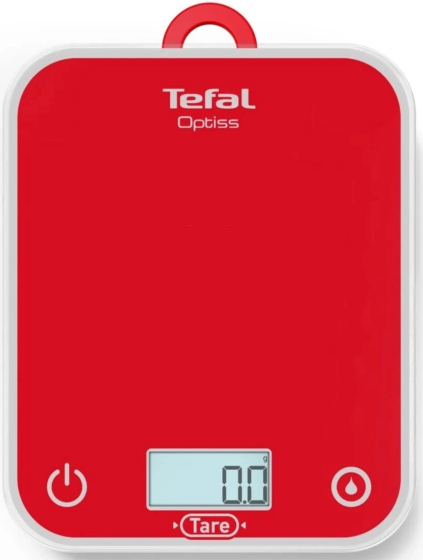 Весы кухонные электронные Tefal Optiss BC50U3V0 макс.вес:5кг красный