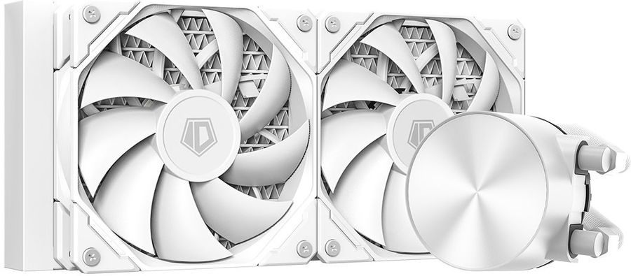 Система водяного охлаждения ID-Cooling FX240 Pro Soc-AM5/AM4/1200/1700/1851 белый 4-pin 35.2dB Al+Cu 300W Ret (FX240 PRO WHITE)