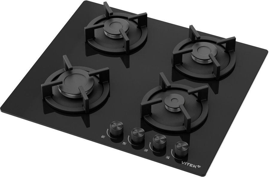 Газовая варочная поверхность Vitek VGH 6450 BG черный