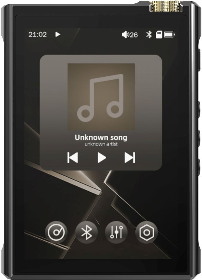 Плеер Hi-Fi Flash Digma Pro XT7 черный/золотистый/3.5"/microSD/microSDHC
