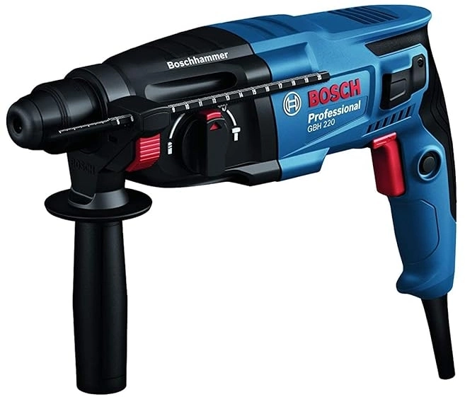 Перфоратор Bosch GBH 220 патрон:SDS-plus уд.:2Дж 720Вт (кейс в комплекте)