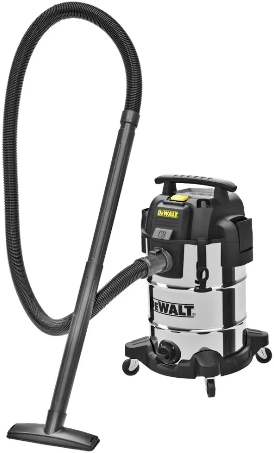 Строительный пылесос DeWalt DXV30SAPTA-QT 750Вт (уборка: сухая/сбор воды/выдув) серебристый