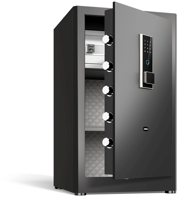 Сейф Deli ET597 800x480x420мм электронный/ключевой/биометрический трейзер