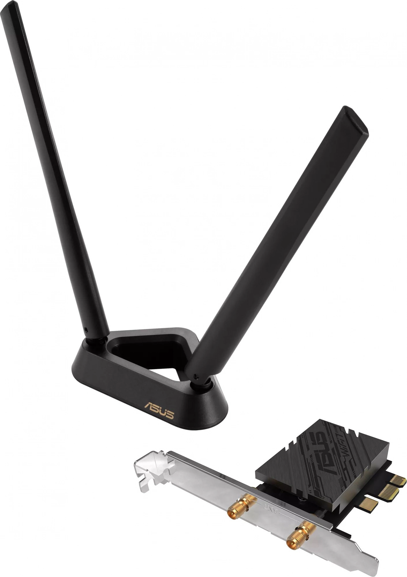 Сетевой адаптер Wi-Fi + Bluetooth Asus PCE-BE92BT BE9400 PCI Express (ант.внеш.несъем.) 2ант.