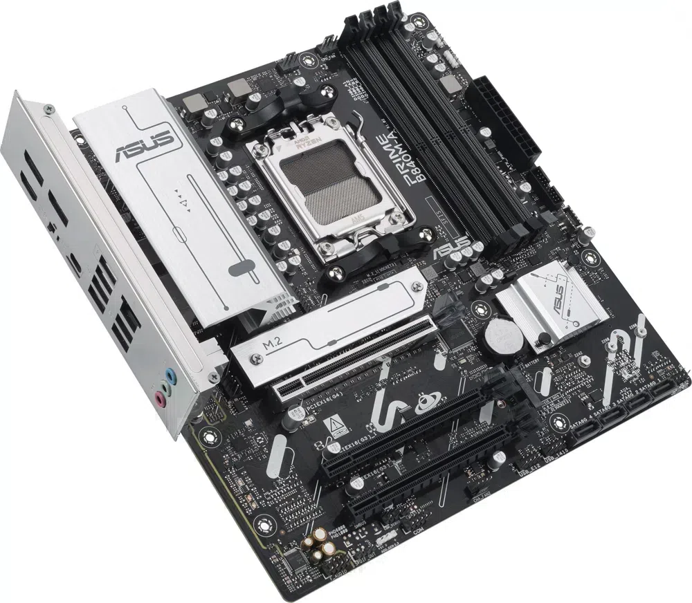 Материнская плата Asus PRIME B840M-A-CSM Socket AM5 AMD B840 4xDDR5 mATX AC`97 8ch(7.1) 2.5Gg RAID+VGA+HDMI+DP