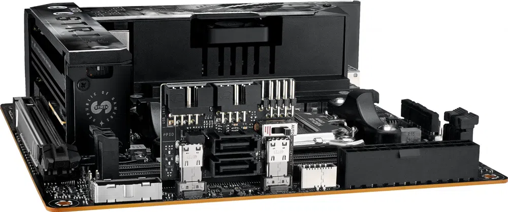 Материнская плата Asus ROG STRIX X870-I GAMING WIFI Socket AM5 AMD X870 2xDDR5 mini-ITX AC`97 8ch(7.1) 2.5Gg RAID+HDMI