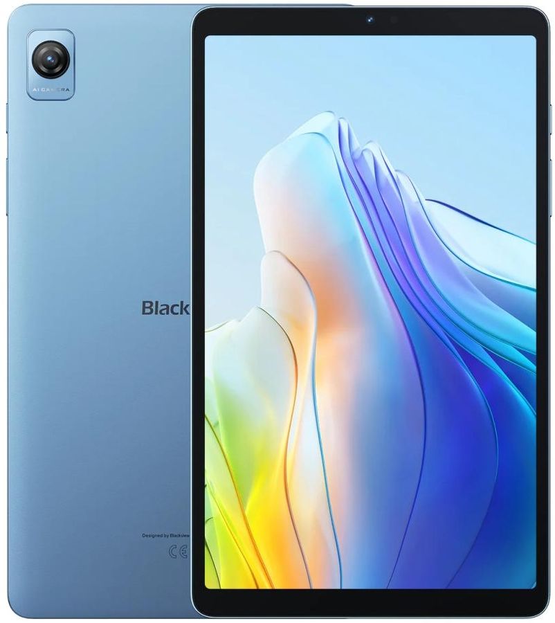 Планшет Blackview TAB60 T606 (1.6) 8C RAM6Gb ROM128Gb 8.68" IPS 1340x800 4G 2Sim Android 13 голубой 8Mpix 5Mpix BT WiFi microSD 1Tb 6050mAh 696hr