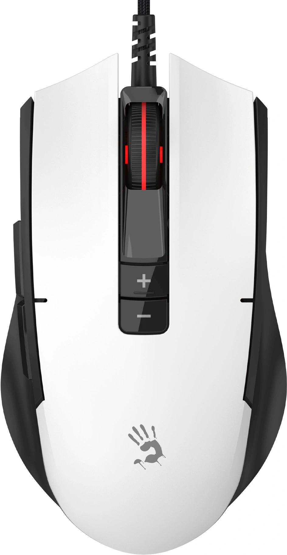 Мышь A4Tech Bloody ES8 белый оптическая 6000dpi USB 7but (ES8 PANDA WHITE)