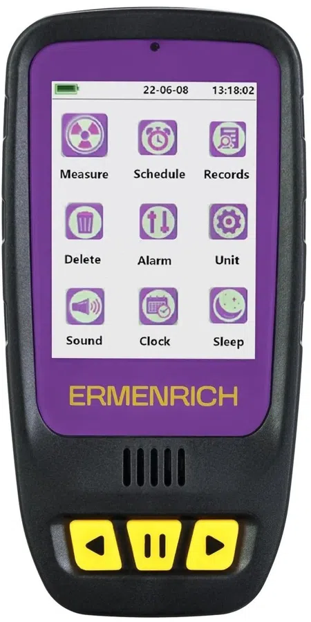 Дозиметр Ermenrich Ping RD40 фиолетовый/черный (84640)