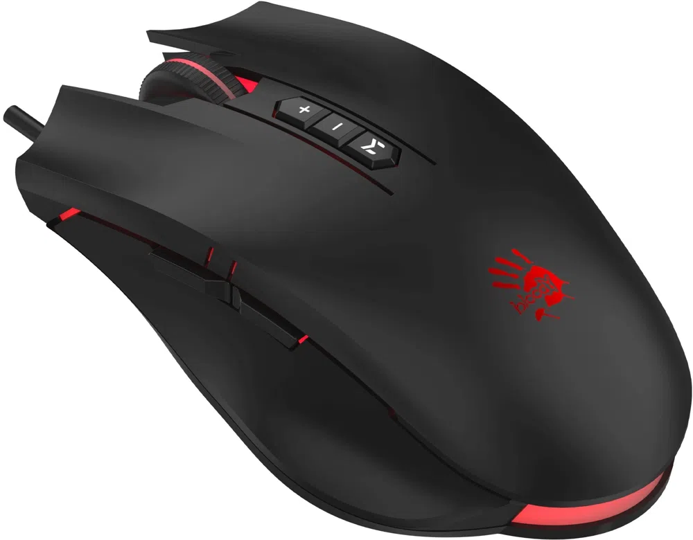Мышь A4Tech Bloody ES7 черный оптическая 6000dpi USB 8but (ES7 STONE BLACK)