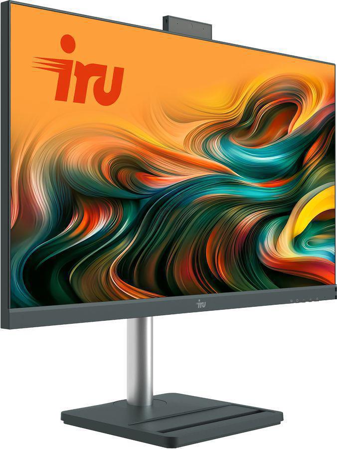Моноблок IRU Tactio 24ID 24.5" Full HD i3 1215U (1.2) 8Gb SSD256Gb UHDG Windows 11 Pro 64 GbitEth WiFi BT 90W Cam черный 1920x1080