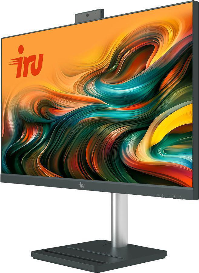 Моноблок IRU Tactio 24ID 24.5" Full HD i3 1215U (1.2) 8Gb SSD256Gb UHDG Windows 11 Pro 64 GbitEth WiFi BT 90W Cam черный 1920x1080