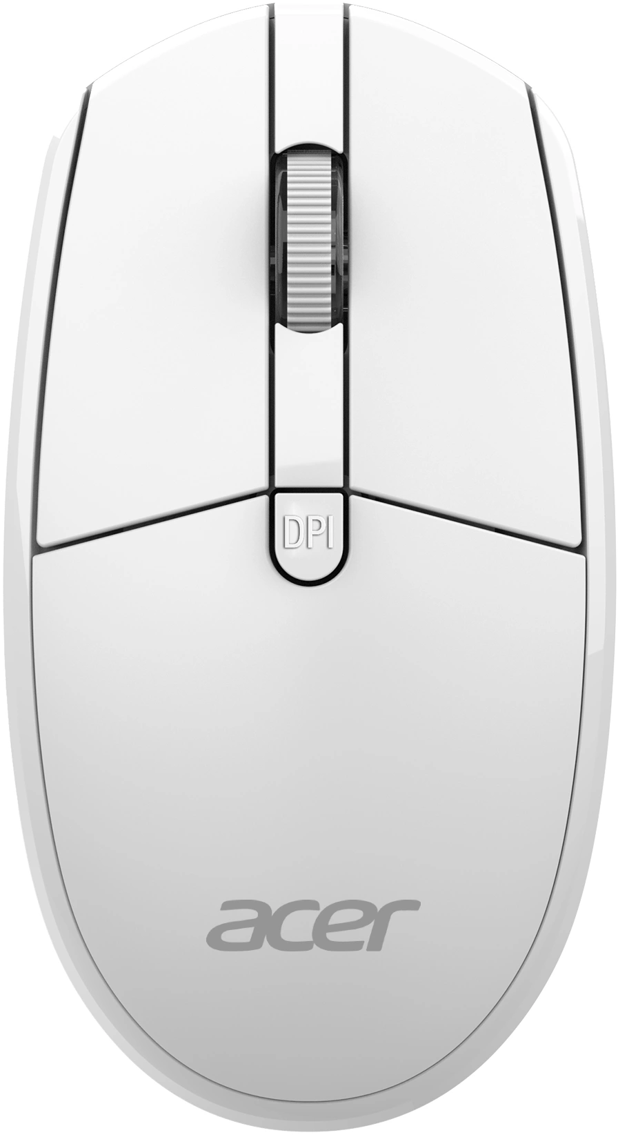 Мышь Acer OMR408 белый оптическая 1600dpi беспров. USB для ноутбука 4but (ZL.MCEEE.02Y)