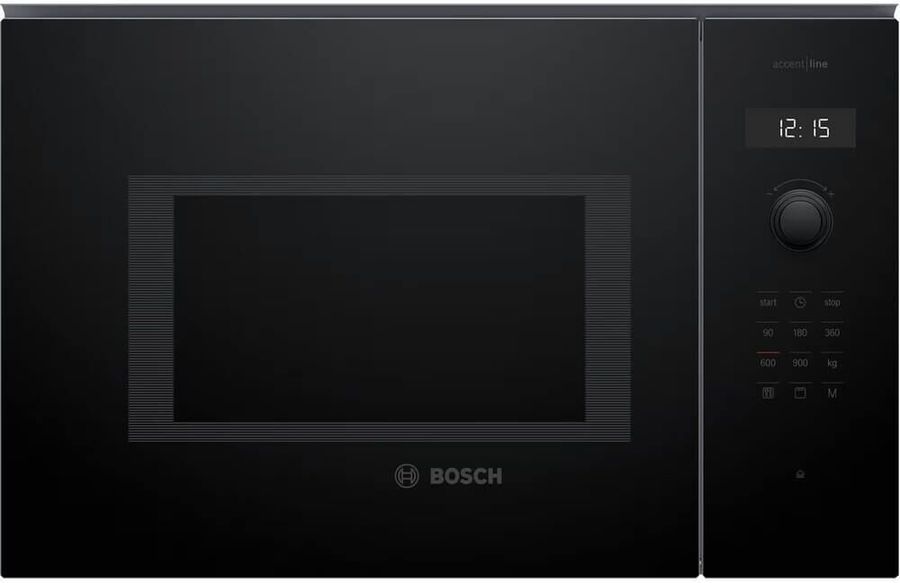 Микроволновая печь Bosch BEL454MB1F 25л. 900Вт черный (встраиваемая)