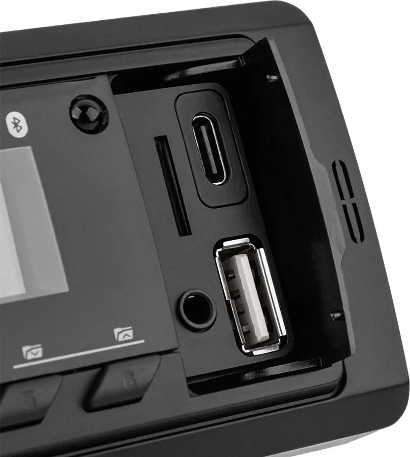 Автомагнитола ACV AVS-401UBW 1DIN 4x50Вт v5.0 USB 2.0 AUX 1.3" 2 RDS (43343)