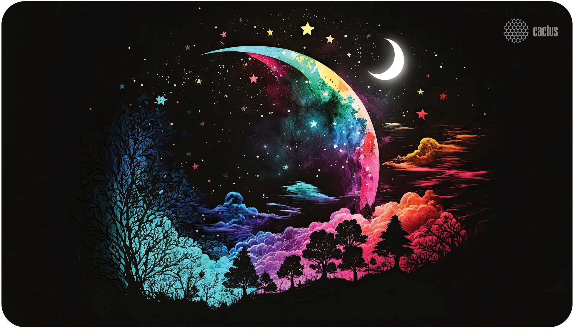 Коврик для мыши Cactus Moon 700x400x3мм (CS-MP-PRO05XLL)