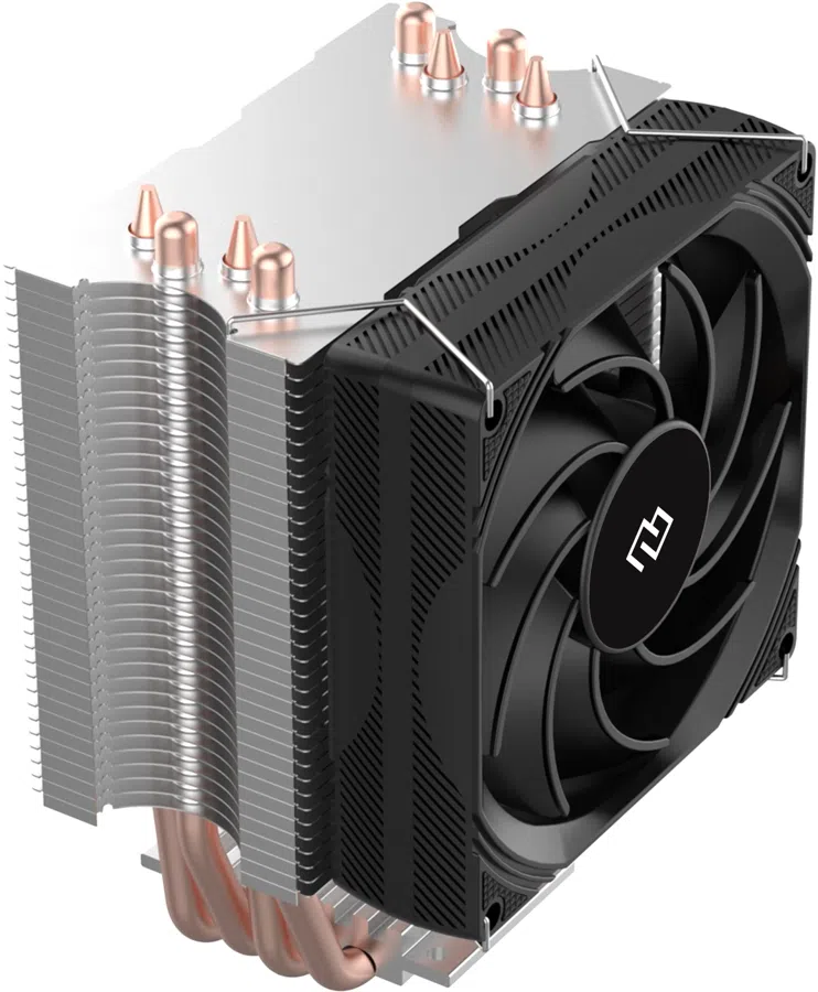 Устройство охлаждения(кулер) Digma D-CPC150-PWM1 Soc-AM5/AM4/1200/1700/1851 черный 4-pin 14-26dB Al+Cu 150W 360gr Ret