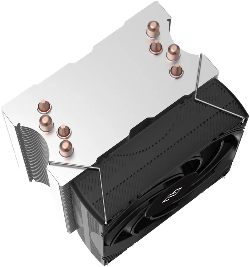 Устройство охлаждения(кулер) Digma D-CPC150-PWM1 Soc-AM5/AM4/1200/1700/1851 черный 4-pin 14-26dB Al+Cu 150W 360gr Ret