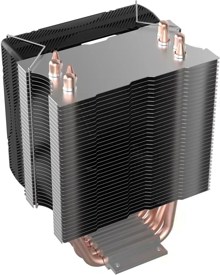 Устройство охлаждения(кулер) Digma D-CPC150-PWM1 Soc-AM5/AM4/1200/1700/1851 черный 4-pin 14-26dB Al+Cu 150W 360gr Ret