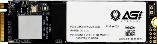 Накопитель SSD AGi PCIe 3.0 x4 512GB AGI512G16AI198 AI198 M.2 2280 OEM