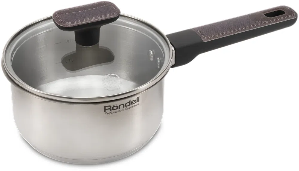 Ковш Rondell Chambray RDS-1954 1.4л. d=16см (с крышкой) стальной
