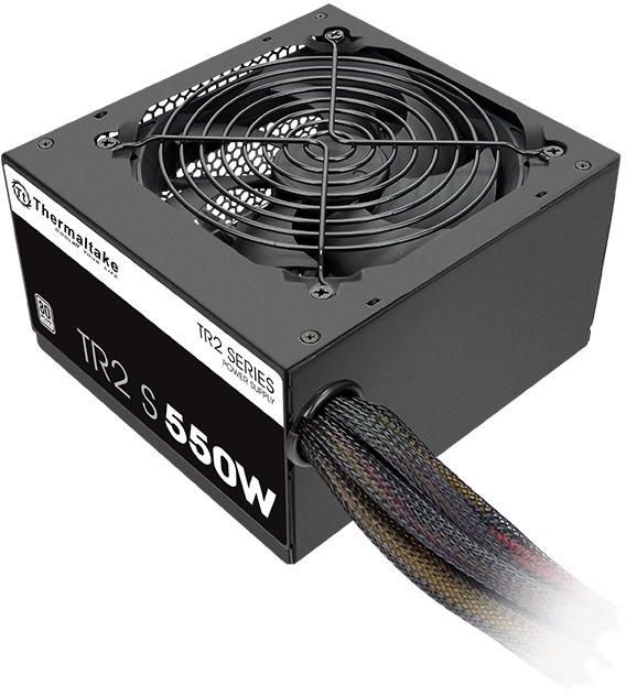 Блок питания Thermaltake ATX 550W TR2 S V2 80 PLUS WHITE (20+4pin) APFC 120mm fan 5xSATA RTL