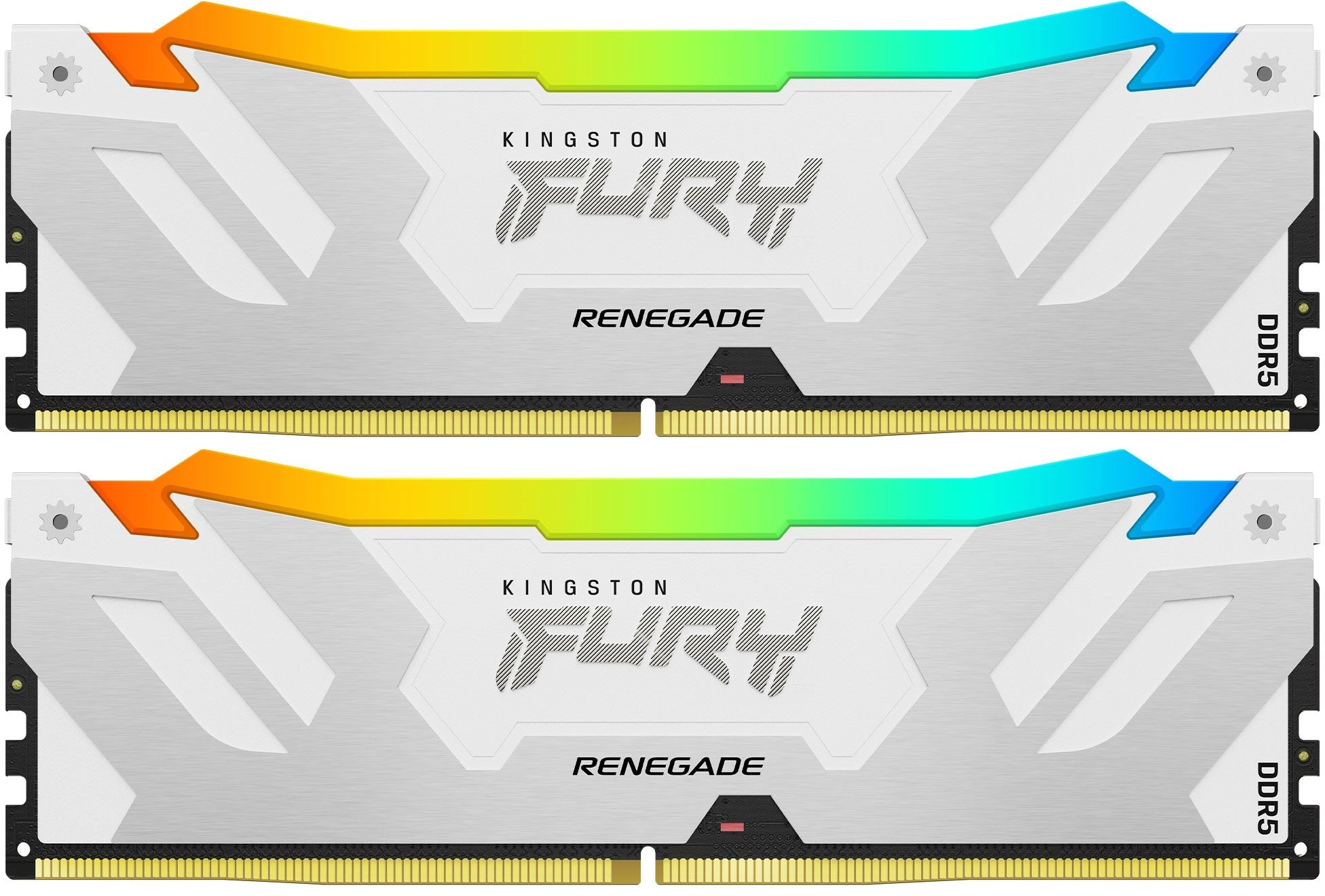 Память DDR5 2x32GB 6400MHz Kingston KF564C32RWAK2-64 Fury Renegade XMP RGB RTL Gaming PC5-51200 CL32 DIMM 288-pin 1.4В kit single rank с радиатором Ret