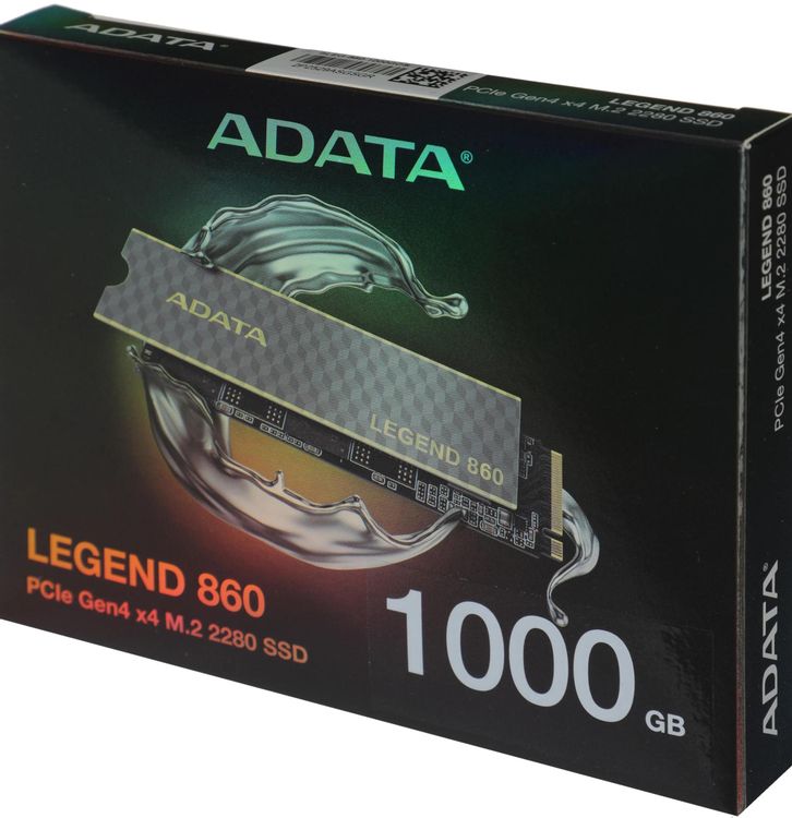 Накопитель SSD A-Data PCIe 4.0 x4 1TB SLEG-860-1000GCS Legend 860 M.2 2280 6000/4000