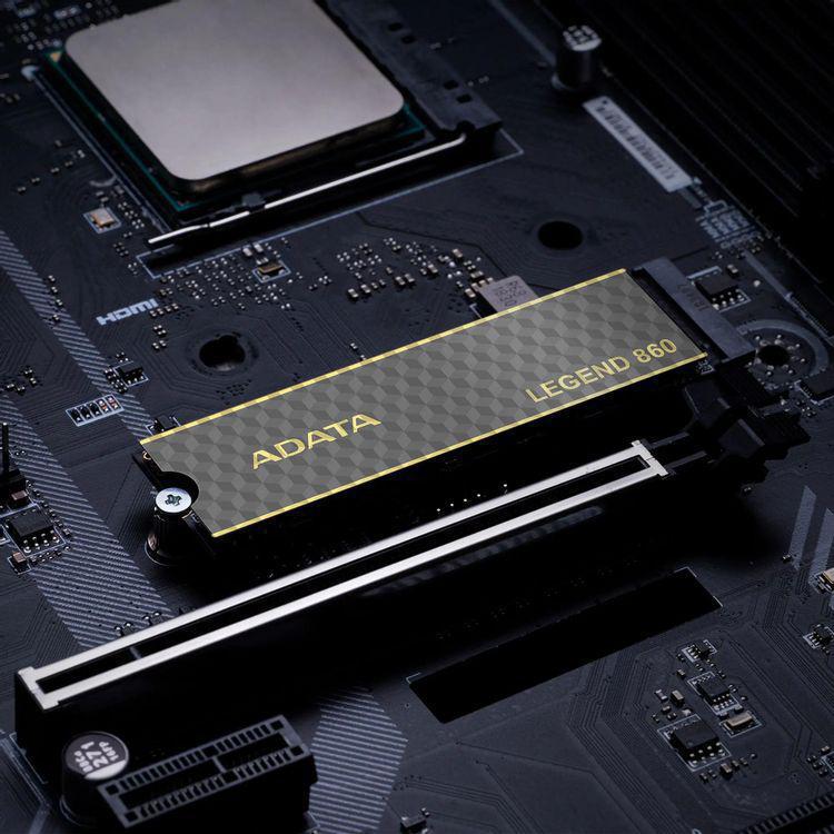 Накопитель SSD A-Data PCIe 4.0 x4 1TB SLEG-860-1000GCS Legend 860 M.2 2280 6000/4000