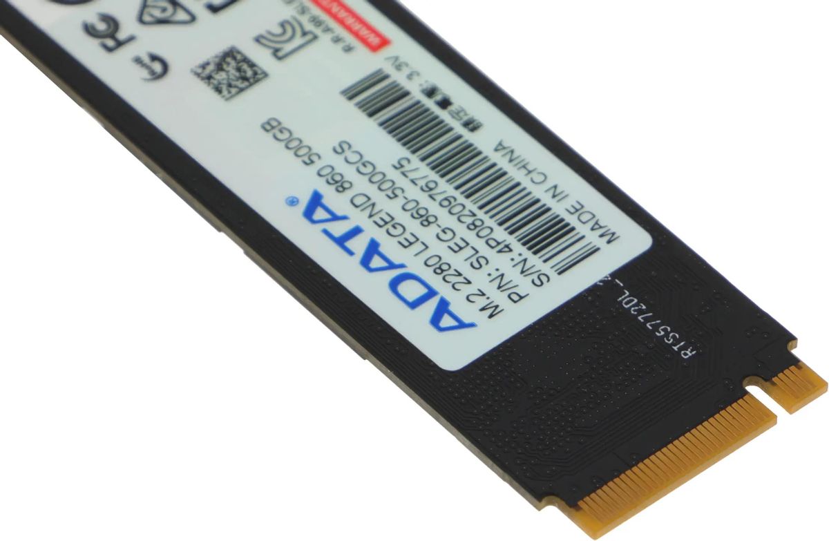 Накопитель SSD A-Data PCIe 4.0 x4 500GB SLEG-860-500GCS Legend 860 M.2 2280 5000/3000