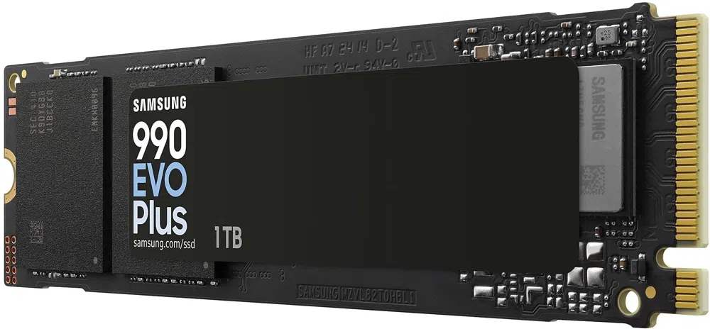 Накопитель SSD Samsung PCIe 4.0 x4 1TB MZ-V9S1T0BW 990 EVO Plus M.2 2280