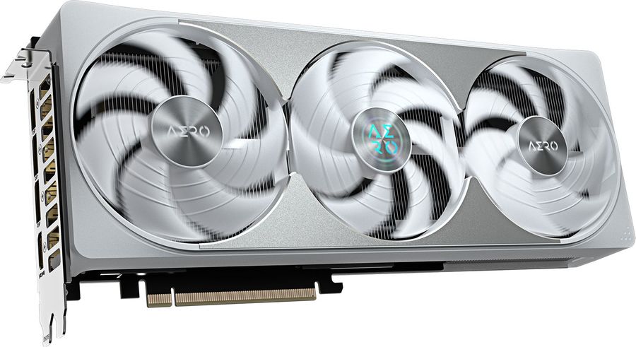 Видеокарта Gigabyte PCI-E 5.0 GV-N5080AERO OC-16GD 1.0 NVIDIA GeForce RTX 5080 16Gb 256bit GDDR7 2730/30000 HDMIx1 DPx3 HDCP Ret