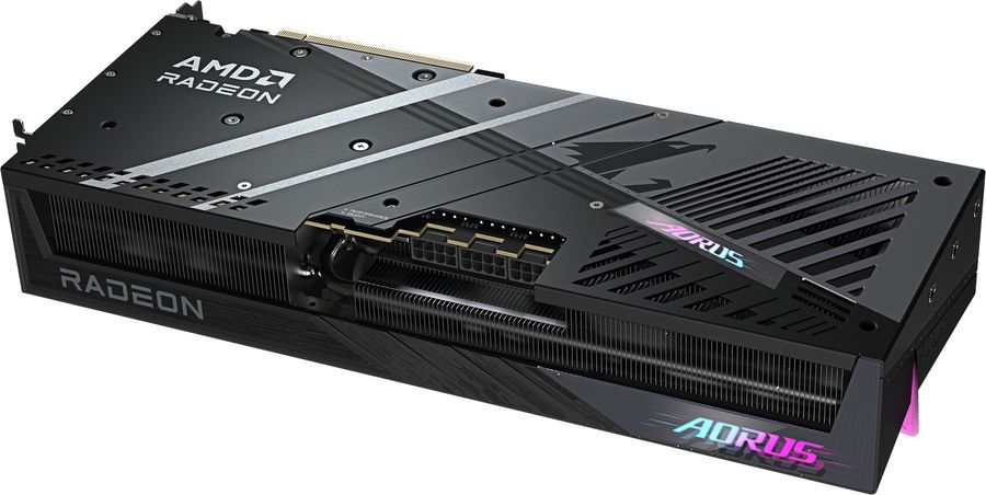 Видеокарта Gigabyte PCI-E 5.0 GV-R9070XTAORUS E-16GD 1.0 AMD Radeon RX 9070XT 16Gb 256bit GDDR6 2570/20000 HDMIx2 DPx2 HDCP Ret