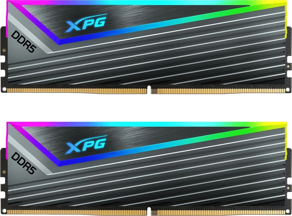 Память DDR5 2x16GB 6000MHz A-Data AX5U6000C3016G-DCCARGY XPG Caster RGB RTL PC5-48000 CL30 DIMM 288-pin 1.35В kit single rank с радиатором Ret