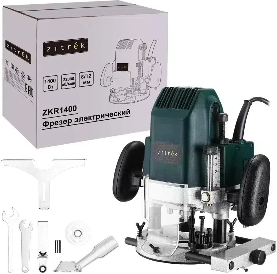 Фрезер Zitrek ZKR1400 1400Вт 22000об/мин макс.ход:50мм