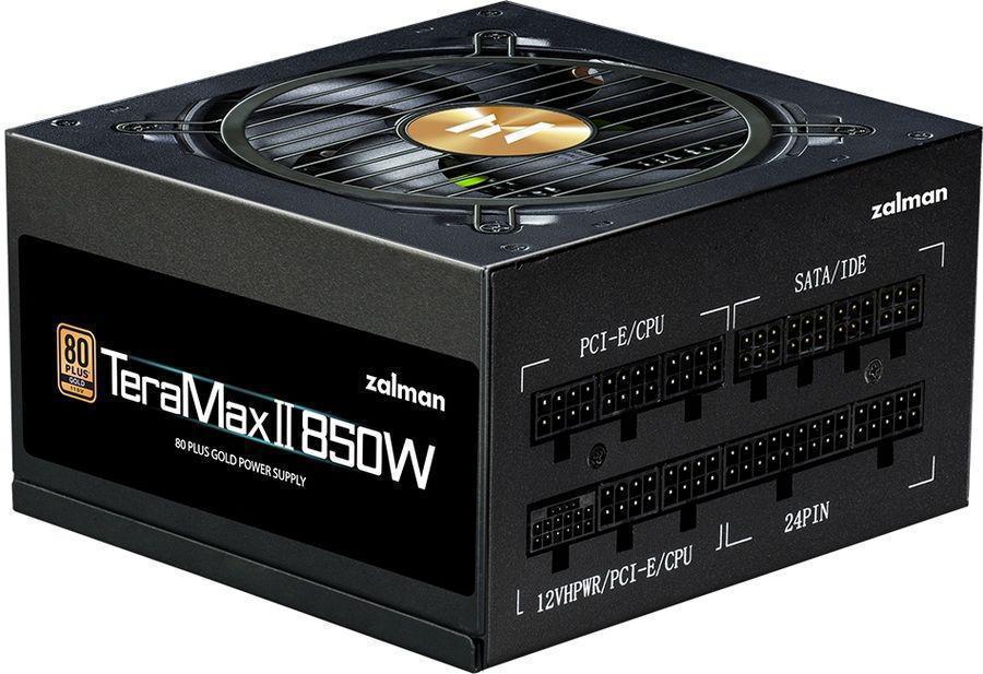 Блок питания Zalman ATX 850W ZM850-TMX2 80+ gold 24pin APFC 120mm fan 12xSATA Cab Manag RTL