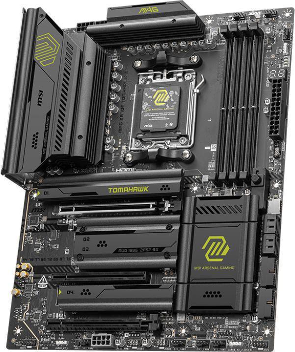 Материнская плата MSI MAG X870E TOMAHAWK WIFI Socket AM5 AMD X870E 4xDDR5 ATX AC`97 8ch(7.1) 5Gigabit RAID+HDMI