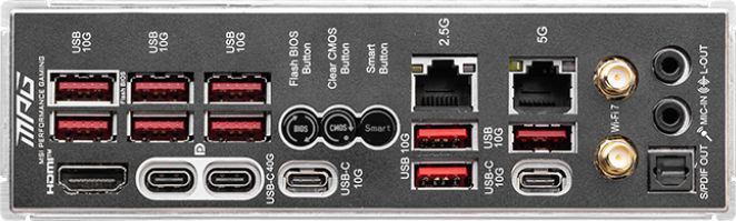 Материнская плата MSI MPG X870E CARBON WIFI Socket AM5 AMD X870E 4xDDR5 ATX AC`97 8ch(7.1) 5Gigabit + 2.5Gigabit Ethernet RAID+HDMI