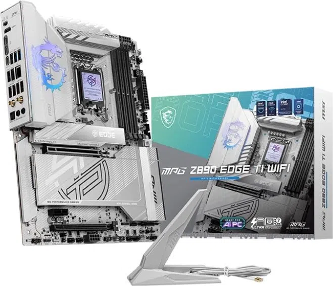 Материнская плата MSI MPG Z890I EDGE TI WIFI Soc-1851 Intel Z890 2xDDR5 mini-ITX AC`97 8ch(7.1) 5Gigabit RAID+HDMI