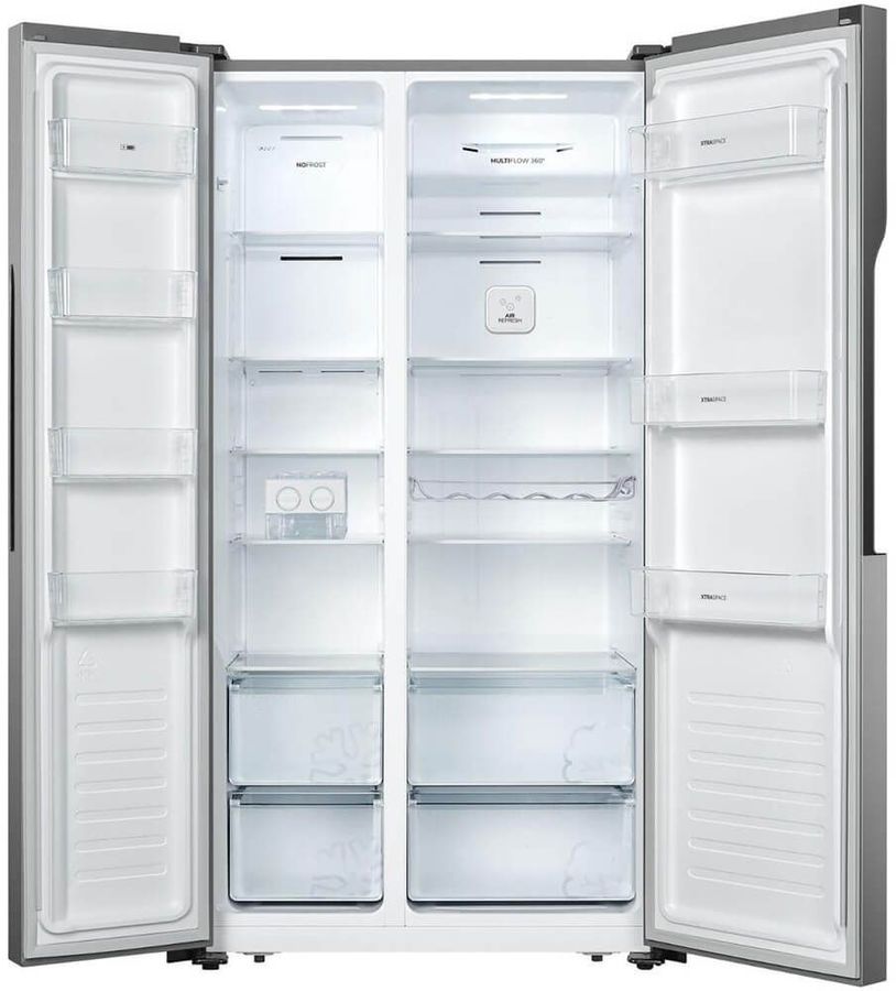 Холодильник Gorenje NRS918EMX 2-хкамерн. серый инвертер