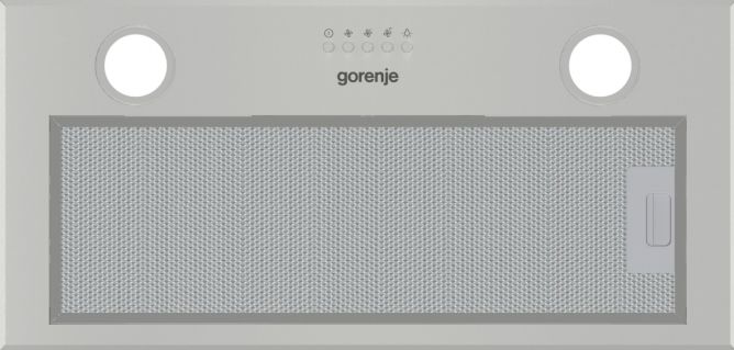 Вытяжка встраиваемая Gorenje BHI626E6X нержавеющая сталь управление: кнопочное (1 мотор)
