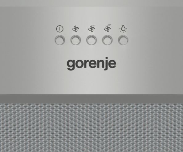 Вытяжка встраиваемая Gorenje BHI626E6X нержавеющая сталь управление: кнопочное (1 мотор)