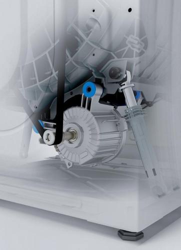 Стиральная машина Gorenje W2NHPI62SCS класс: A загр.фронтальная макс.:6кг белый инвертор