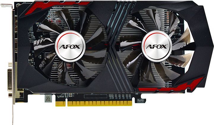 Видеокарта Afox PCI-E 3.0 AF1050TI-4096D5H5-V6 NVIDIA GeForce GTX 1050TI 4Gb 128bit GDDR5 1291/7000 DVIx1 HDMIx1 DPx1 HDCP Ret
