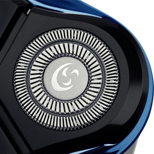 Бритва сетчатая Polaris PMR 0304R реж.эл.:3 питан.:элек.сеть/аккум. черный/синий