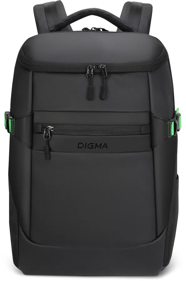 Рюкзак для ноутбука 15.6" Digma Game G1 черный полиэстер (DGBP15G1BK)