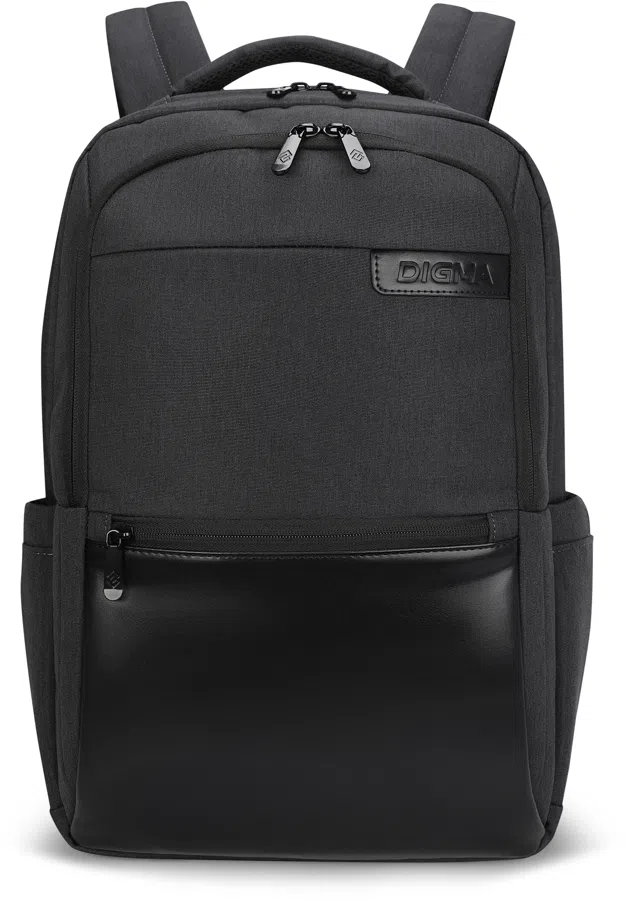 Рюкзак для ноутбука 15.6" Digma Business B1 черный полиэстер (DGBP15B1BK)