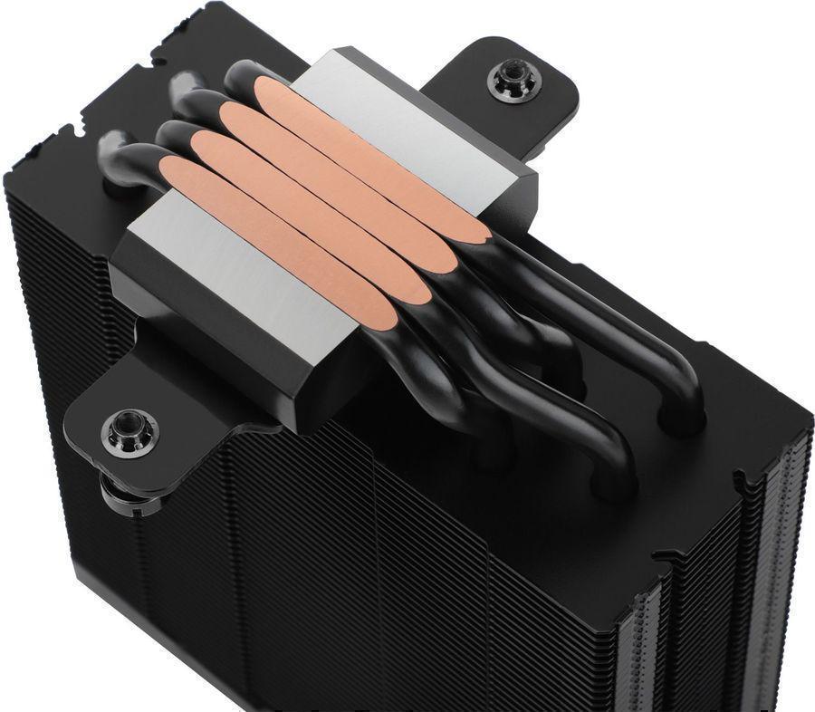 Устройство охлаждения(кулер) Thermalright Assassin Spirit 120 Vision ARGB Soc-AM5/AM4/1200/1700/1851 черный 4-pin 25.6dB Al+Cu LCD Ret (AS120-VISION-BL-ARGB)